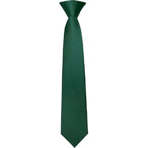 RBOCOTT 3.15“ Solid Color Pre-tied Clip on Ties for Men Regular Long Tie