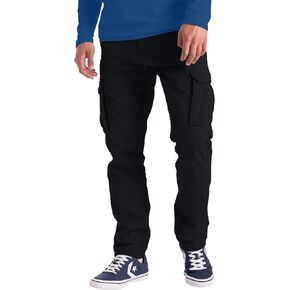 Mens Cargo Combat Work Trouser 6 Pockets Cotton Full Pant