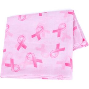 Women's Breast Cancer Awareness Pink Ribbon Symbol of Strength Fashion Large Scarf