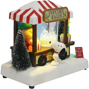 Kurt Adler 7-Inch Battery-Operated Peanuts© LED Musical Table Piece
