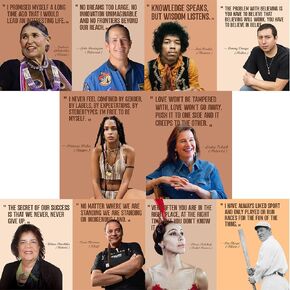Native Americans Heritage Posters Set, American Indian History Month Quote Posters for Classroom Decorations