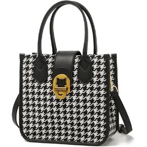 حقائب يد من القماش ذات مقبض علوي من FOXLOVER للنساء ذات دلو صغير ومحفظة كروس من الجلد النباتي in Kuwait