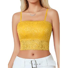 Avidlove Bralettes للنساء من الدانتيل وحزام سباغيتي بدون أكمام، قميص داخلي نحيف أساسي
