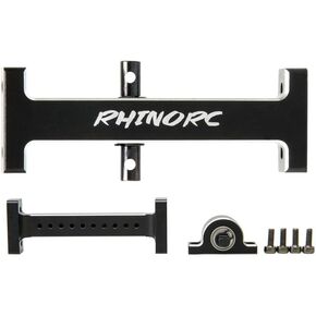 RhinoRC Hanger Beam,RC Holder Bridge,Metal Extend Driveshaft Axle for 1/10 Axial SCX10 Crawler Trucks Bridge Device Upgrade Parts(Adjustable V2)