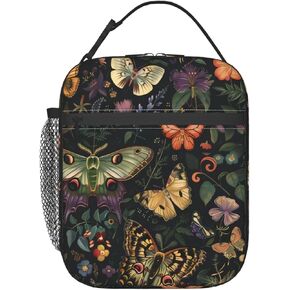 Reusable Dragon Lunch Box for Kids Gils Boys Women Adult, Insulated Night Sky Lunch Bag,Polyester Cooler Handbags Case for School Picnic Work Travel Beach or Hiking (Dark Blue)