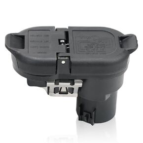 4/7-Pin Trailer Tow Harness Connector Compatible for F150 F250 F350 Super Duty 2017 2018 2019 2020 2021 2022 Trailer Brake Harness Towing 7-Pin Round / 4-Pin Flat Plug Connector FU5Z-14489-A