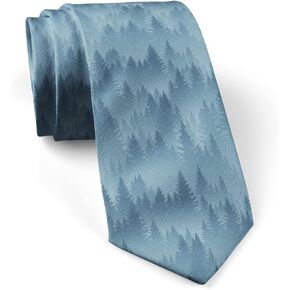 ( Mountains Forest ) Fashion Novelty Necktie, Conversation Neckwear Ties Great for Party and Events