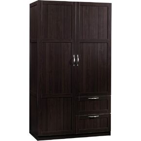 Sauder Storage Cabinet, Highland Oak Finish