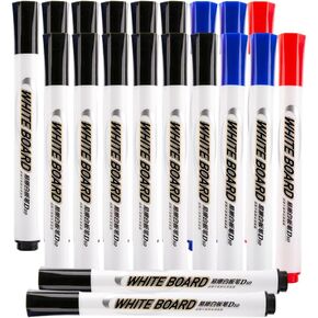 M&G Dry Erase Markers Fine Tip Whiteboard Markers- 20 Pack Low Odor Large Capacity Markers, Ideal for Classroom School Office Home Use on Whiteboard Plastic Glass Metal (14 Black+4 Blue+2 Red)