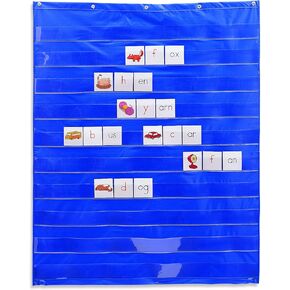 Learning Resources Standard Pocket Chart, Classroom Supplies, Homeschool, Back to School,Gifts for Teachers, Pocket Chart, Ages 3+