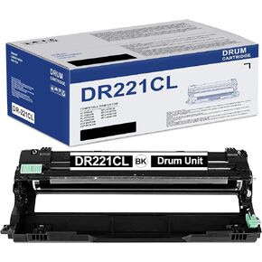 DR221CL Drum Unit 1 Pack Replacement for Brother DR221 DR-221CL Drum Unit for MFC-9340CDW MFC-9330CDW MFC-9140CDN HL-3140CW HL-3150CDN MFC-9130CW HL-3170CDW Printer ( DR221CL Black )