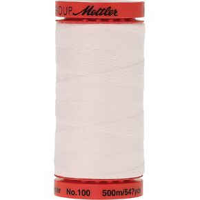 Mettler Metrosene Old Number 1145-0002 Poly Thread, 500m/547 yd, White