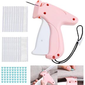 Clothing Tagging Gun, Quick Stitch Sewing Gun, Mini Stitch Gun, Speedy Clothing Fixer with 100 Bear Fasteners, 1100 Glue Needles - Great for DIY, Home Repairs, Fashion Fixes