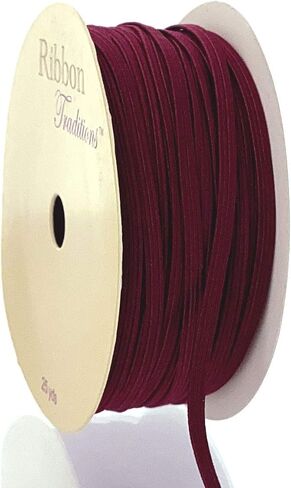 1/8" Width Skinny Elastic Band - Braided Cord - White 25 Yards - USA Warehouse in Saudi Arabia