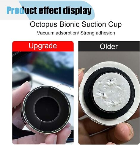 2PCS Car Suction-Cup Blind Spot Mirror, 2" Round HD Glass Convex 360° Wide Angle Rear View Mirror, Car Side Mirror with ABS Housing, Automotive Exterior Accessories for Car SUV Truck (Silver) in Saudi Arabia