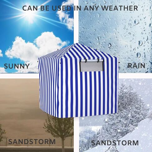Kids Step2 Outdoor Playhouse Cover, With 2 Wind Rope,700D Durable, Waterproof,And Windproof For Winter Use ，Only Cover And Wind Rope(55" W x 55" D x 60" H) in Saudi Arabia