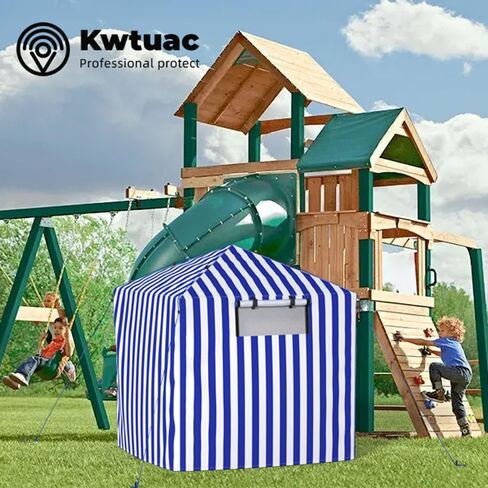 Kids Step2 Outdoor Playhouse Cover, With 2 Wind Rope,700D Durable, Waterproof,And Windproof For Winter Use ，Only Cover And Wind Rope(55" W x 55" D x 60" H) in Saudi Arabia