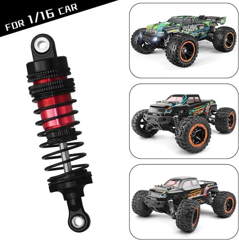 RC Shock Absorber Set 4pcs RC Dampers for Haiboxing 1/16 HBX16889 16890a 16889A 16889PRO RC Crawler Car (Red) in Saudi Arabia