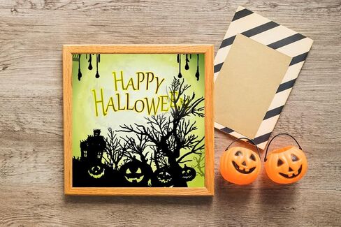 Halloween Clear Stamps for Card Making Happy Halloween Pumpkins Ghost Trees Background Clear Stamp Halloween Transparent Silicone Stamp for DIY Scrapbooking Embossing Paper Card Album Decoration Craft in Saudi Arabia