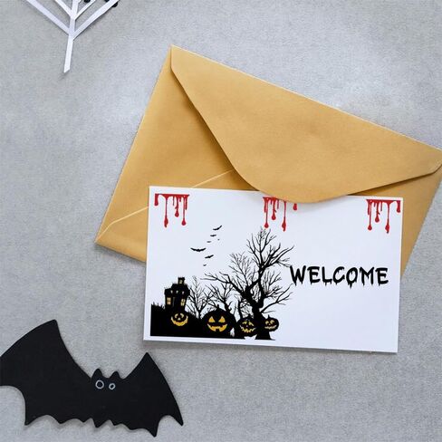 Halloween Clear Stamps for Card Making Happy Halloween Pumpkins Ghost Trees Background Clear Stamp Halloween Transparent Silicone Stamp for DIY Scrapbooking Embossing Paper Card Album Decoration Craft in Saudi Arabia