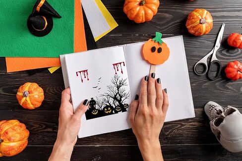 Halloween Clear Stamps for Card Making Happy Halloween Pumpkins Ghost Trees Background Clear Stamp Halloween Transparent Silicone Stamp for DIY Scrapbooking Embossing Paper Card Album Decoration Craft in Saudi Arabia