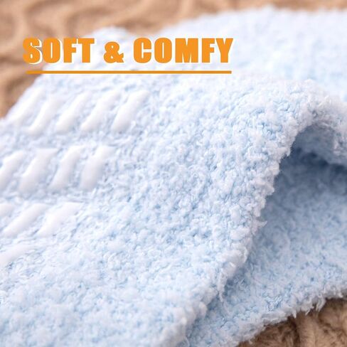 Fuzzy Socks for Women Girls Fluffy Cozy Socks Soft Comfy Ankle Socks Warm Slipper Socks for Winter in Saudi Arabia