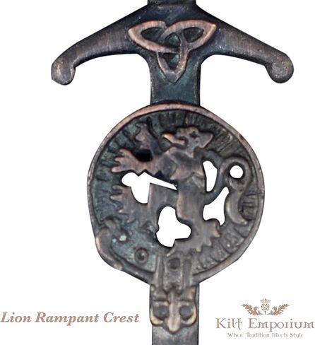 دبوس نقبة أسد متفشي، نحاس معدني خالٍ من الصدأ، 4 بوصات in Kuwait