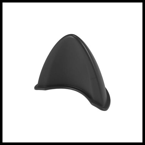 2pcs Cat Ears Style Attachments Helmet Decoration Accessories Self Adhesive Universal Helmet Cover Sticker for Motorcycle Bicycle Scooter Black TPU Replacement Durable Material in Saudi Arabia