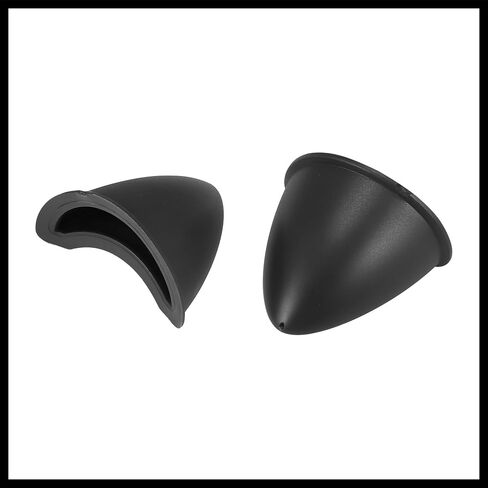 2pcs Cat Ears Style Attachments Helmet Decoration Accessories Self Adhesive Universal Helmet Cover Sticker for Motorcycle Bicycle Scooter Black TPU Replacement Durable Material in Saudi Arabia
