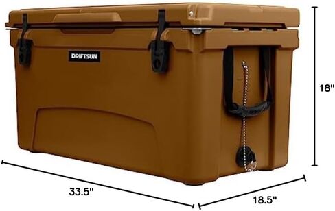 صندوق ثلج Driftsun سعة 75 لترًا، عالي التحمل، مبرد معزول تجاريًا عالي الأداء in Kuwait
