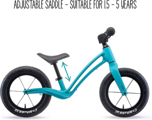 Hornit AIRO Balance Bike for 18 Month Toddlers to 5 Year Old Kids, Super Lightweight Magnesium Alloy in Saudi Arabia