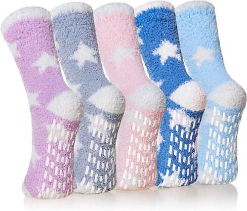 المرأة غامض النعال عدم الانزلاق الجوارب الشتاء لينة أفخم رقيق دافئ مستشفى الجوارب الدافئة مع القابضون in Kuwait