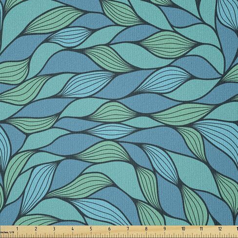 Ambesonne Bowling Party Fabric من The Yard، دبابيس البولينج المسطحة نمط مرسومة باليد نمط طباعة هواية أحادية اللون، نسيج محبوك مطاطي لخياطة الملابس والحرف الفنية، 2 ياردة، أبيض بني in Kuwait