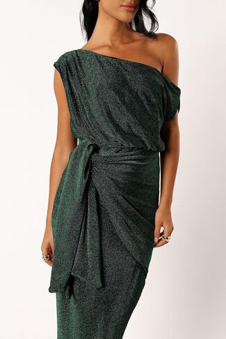 Petal & Pup Women's Santiago Off Shoulder Midi Dress in Saudi Arabia