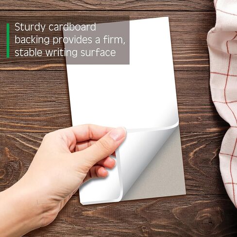 Better Office Products Blank Scratch Note Pads, 4" x 6" Pads, Server Notepads, 50 Sheets per Pad, Memo Pads, Gummed Binding for Easy Tear-off (24 Pack) in Saudi Arabia