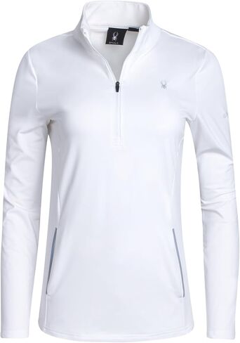 Spyder Women's Sweater - Quarter Zip Stretch Knit Performance Sweaters for Women - Cozy Athletic Women's Sweatshirts (S-XL) in Saudi Arabia