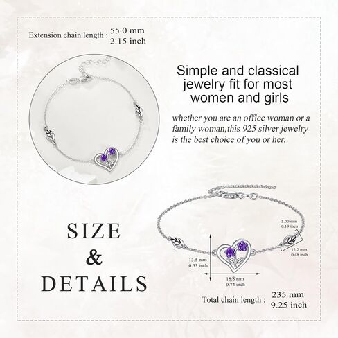 Shell/Dolphin/Turtle/Sunflower/Violet/Cat Paw/Cat And Dog/Flower/Heart/Claddagh/Ladybug/Cross/Celtic Knot Bracelet 925 Sterling Silver Bracelet Opal Moonstone Jewelry Gifts for Women in Saudi Arabia