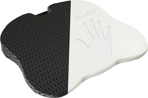 وسائد مقعد سيارة إسفينية متعددة الوظائف باللونين الأسود والرمادي للقيادة لتحسين الرؤية/الوضعية، رغوة الذاكرة لتخفيف آلام الورك مناسبة لقيادة السيارة، والمكتب، وتمارين الصباح/اليوغا in Kuwait