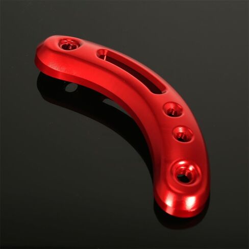 Compatible With Honda Monkey 125 2018-2024 CNC Aluminium Muffler Pipe Cover Guard Protector (Red) in Kuwait
