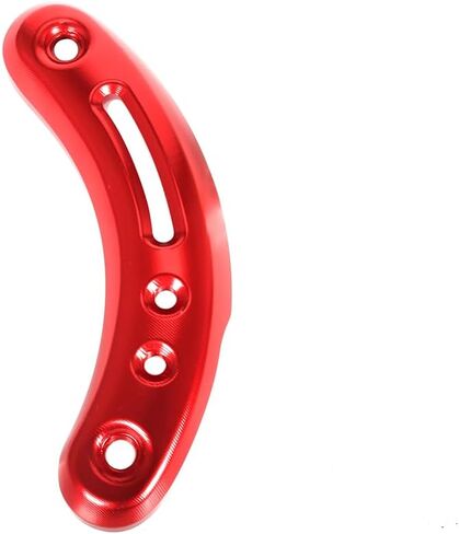 Compatible With Honda Monkey 125 2018-2024 CNC Aluminium Muffler Pipe Cover Guard Protector (Red) in Kuwait