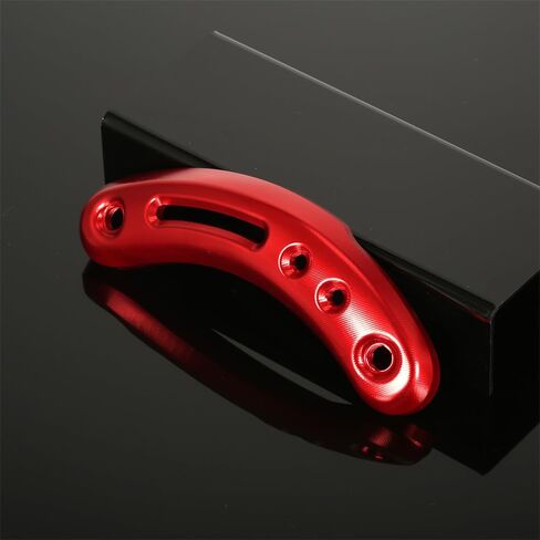 Compatible With Honda Monkey 125 2018-2024 CNC Aluminium Muffler Pipe Cover Guard Protector (Red) in Kuwait