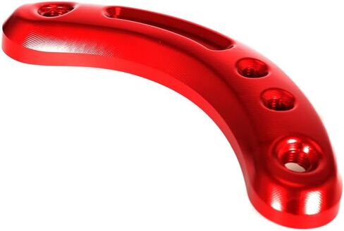 Compatible With Honda Monkey 125 2018-2024 CNC Aluminium Muffler Pipe Cover Guard Protector (Red) in Kuwait
