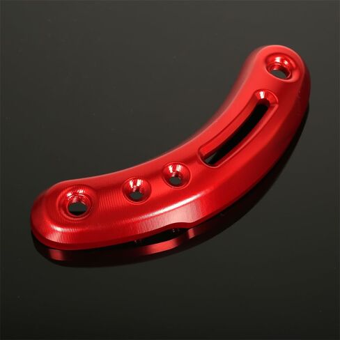 Compatible With Honda Monkey 125 2018-2024 CNC Aluminium Muffler Pipe Cover Guard Protector (Red) in Kuwait
