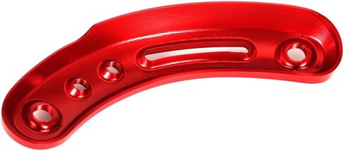 Compatible With Honda Monkey 125 2018-2024 CNC Aluminium Muffler Pipe Cover Guard Protector (Red) in Kuwait
