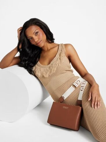 GUESS Factory Lindfield Triple Compartment Crossbody in Saudi Arabia