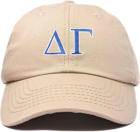 DALIX Delta Gamma Sorority Hat Womens Greek Letters Embroidered Baseball Cap in Saudi Arabia