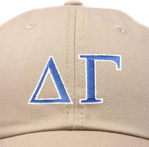 DALIX Delta Gamma Sorority Hat Womens Greek Letters Embroidered Baseball Cap in Saudi Arabia