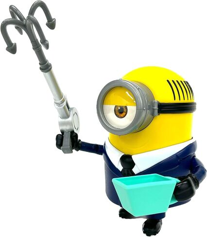 KAWADA Minions Despicable Me 4 Despicably Deluxe Collectible 5.5 inch/14cm Figure, AVL Agent Mel Figure, Large Highly Detailed Toy Figure with Display Box in Saudi Arabia