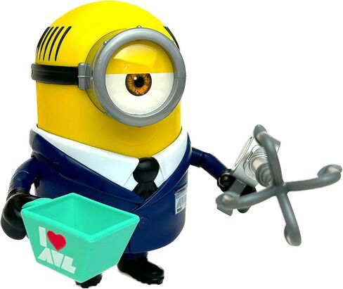 KAWADA Minions Despicable Me 4 Despicably Deluxe Collectible 5.5 inch/14cm Figure, AVL Agent Mel Figure, Large Highly Detailed Toy Figure with Display Box in Saudi Arabia