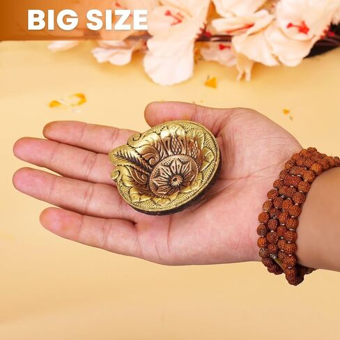 Clay Diya Diwali Diya Diyas for Diwali [عبوة من 4] مصباح Diya لبوجا - Mitti Earth Terracotta Diya - ديكور ديوالي للمنزل | ديكور ديوالي للهدايا الهندية Hashcart® in Saudi Arabia